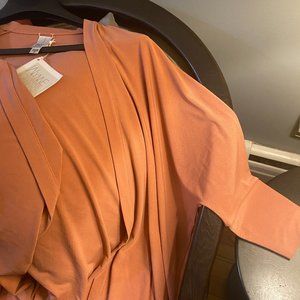 WynneLayers Luxe Crepe Knit Unconstructed Cardigan.-Boxy, unconstructed cardigan